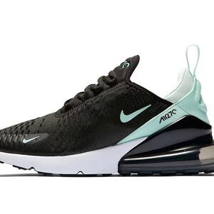 Nike Air Max 270 Black and Light Green Shoes